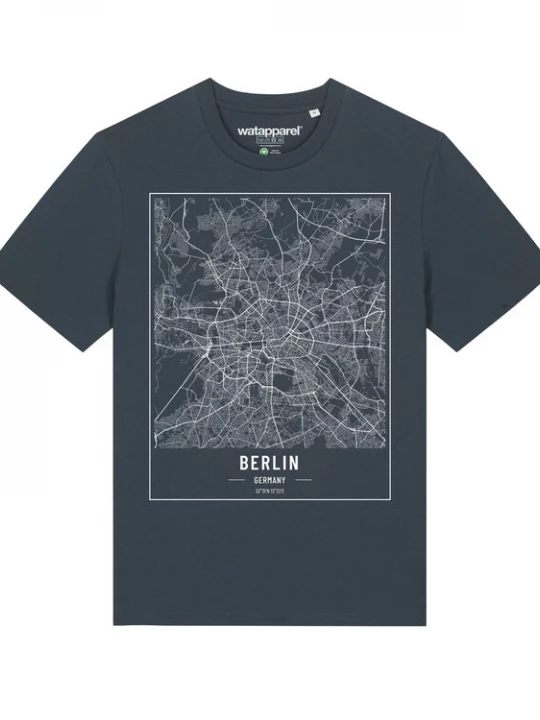 Foto van product Watapparel Shirt 'City' navy / wit