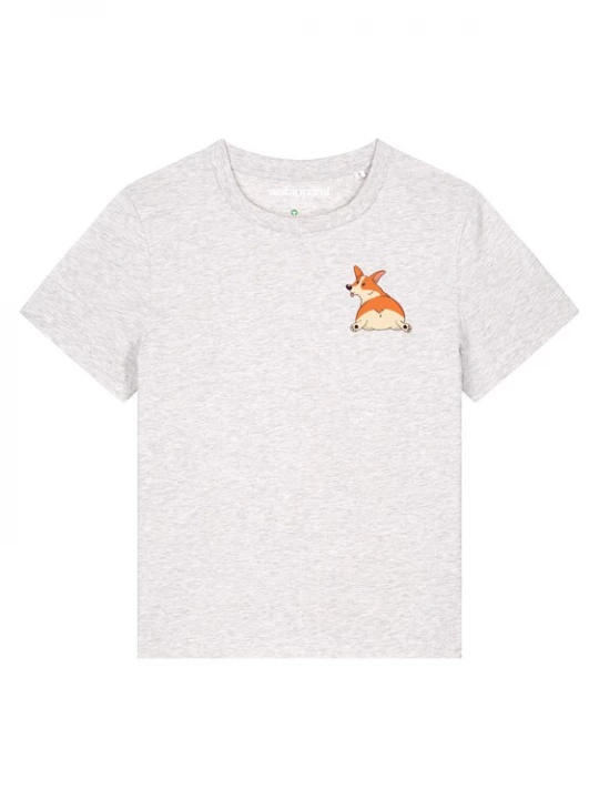 Foto van product Watapparel Shirt 'Corgi' gemengde kleuren / wit gemêleerd