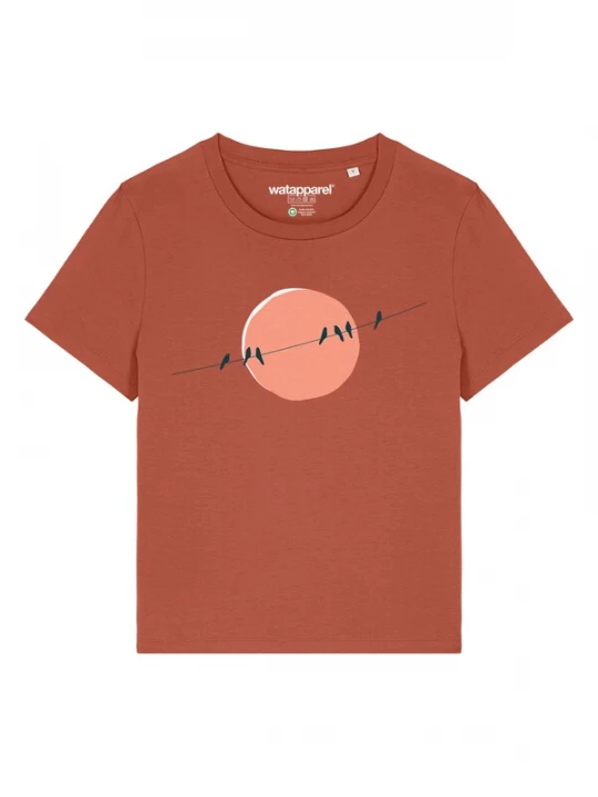 Foto van product Watapparel Shirt 'Countryside 01' roestrood