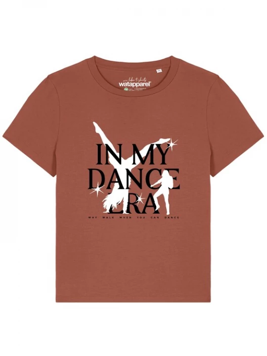 Foto van product Watapparel Shirt 'Dance Era' roestrood