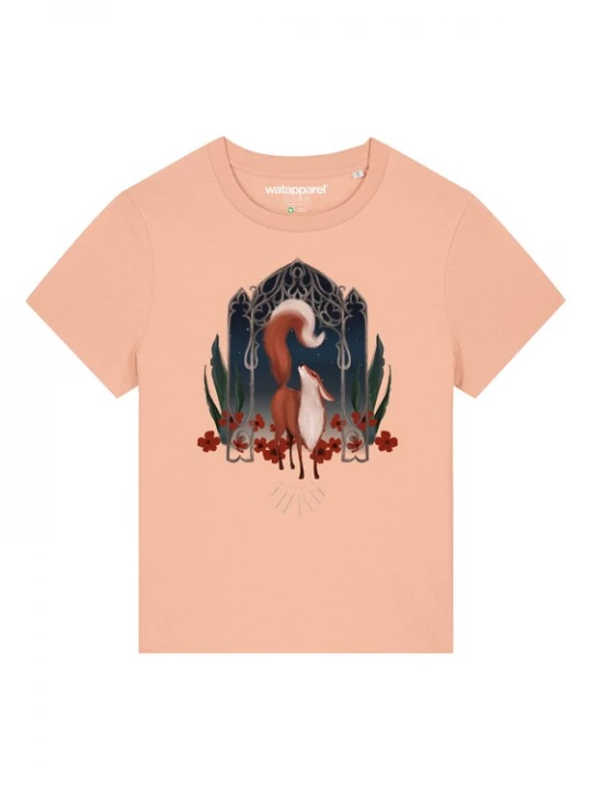 Foto van product Watapparel Shirt ' Der wunderschöne Fuchs ' gemengde kleuren / abrikoos