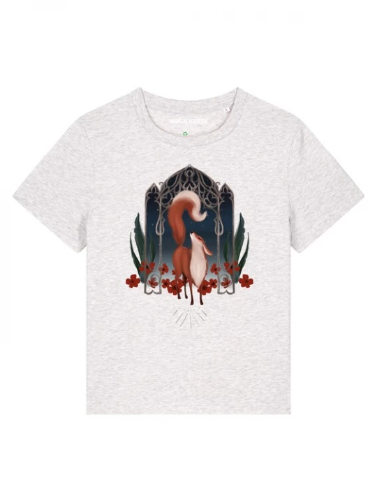 Foto van product Watapparel Shirt 'Der wunderschöne Fuchs' lichtgrijs / gemengde kleuren