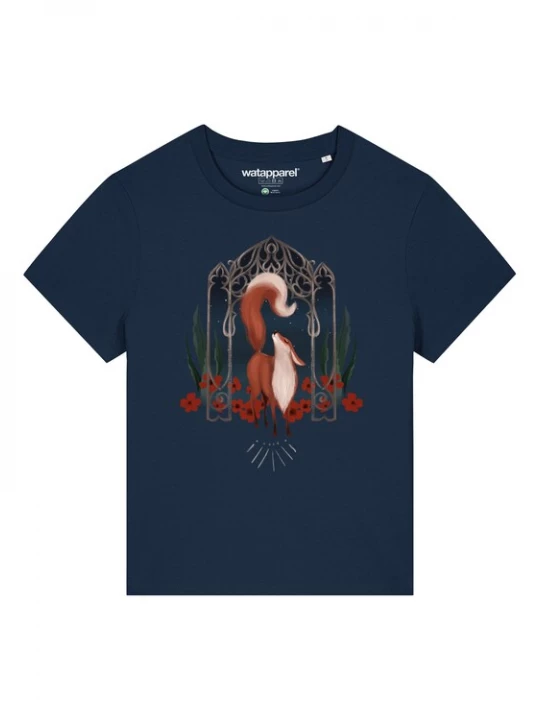 Foto van product Watapparel Shirt ' Der wunderschöne Fuchs ' navy / gemengde kleuren