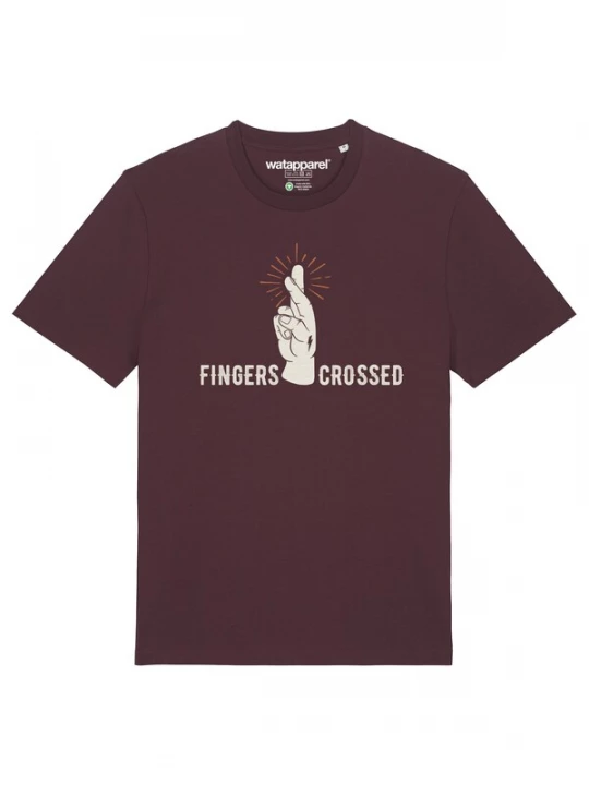 Foto van product Watapparel Shirt donkerrood / wit