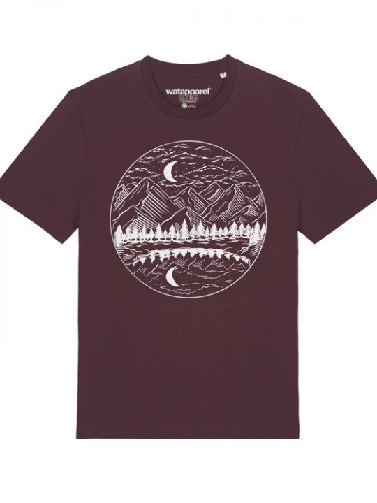 Foto van product Watapparel Shirt donkerrood / wit