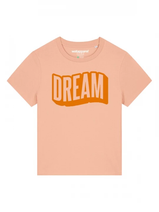 Foto van product Watapparel Shirt 'Dream' abrikoos / neonoranje
