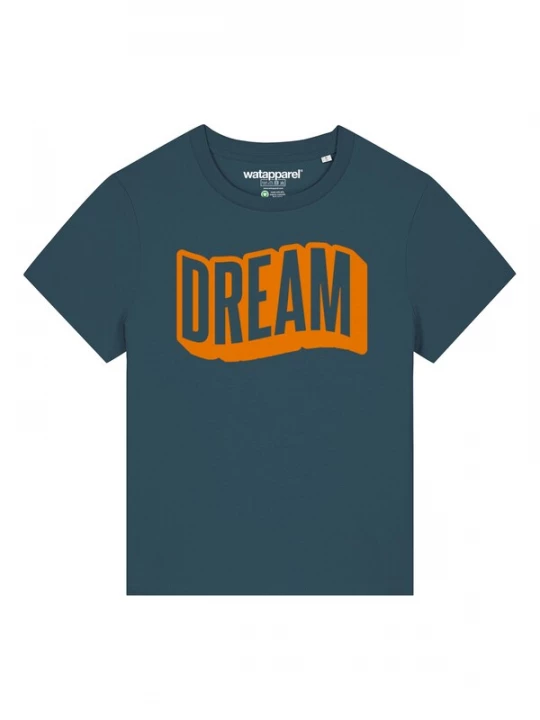 Foto van product Watapparel Shirt 'Dream' petrol / neonoranje