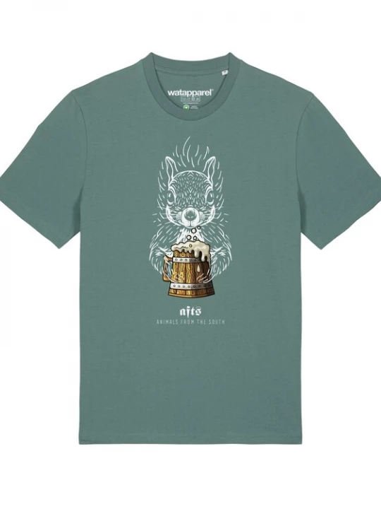 Foto van product Watapparel Shirt 'Eichhörnchen' bruin / groen / wit