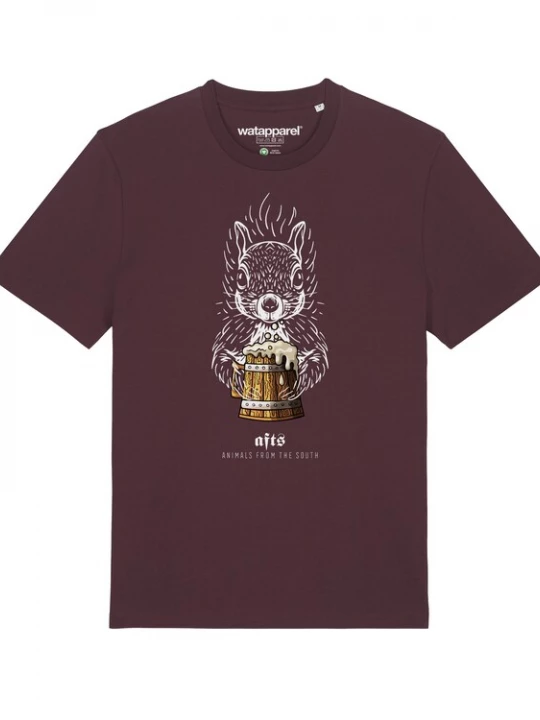 Foto van product Watapparel Shirt 'Eichhörnchen' gemengde kleuren / bordeaux