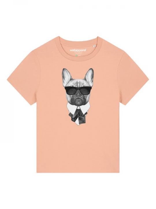 Foto van product Watapparel Shirt 'Ein fescher Hund' gemengde kleuren / abrikoos
