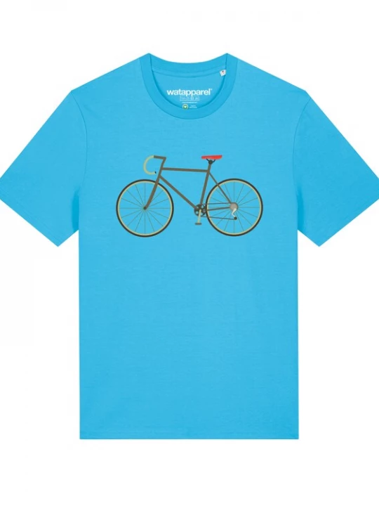 Foto van product Watapparel Shirt ' Fahrrad ' aqua / gemengde kleuren