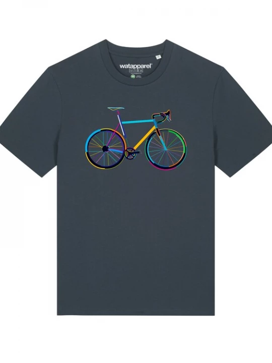 Foto van product Watapparel Shirt 'Fahrrad by night' gemengde kleuren