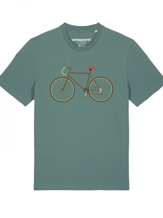 Foto van product Watapparel Shirt ' Fahrrad ' groen / gemengde kleuren