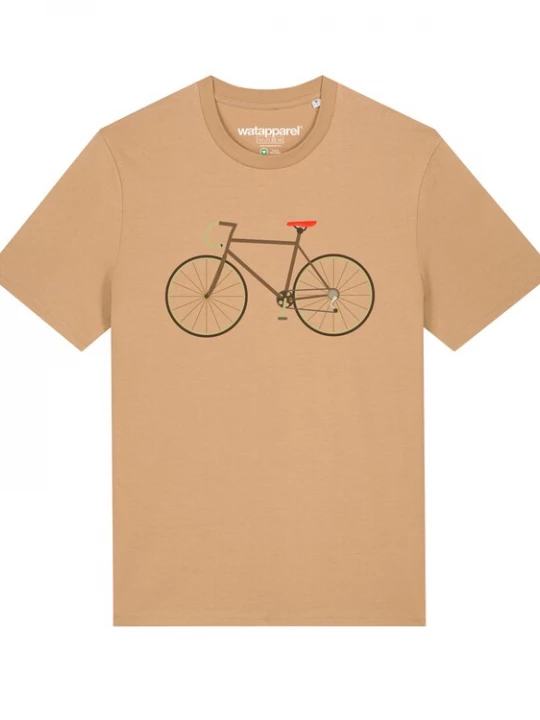 Foto van product Watapparel Shirt 'Fahrrad' lichtbruin / gemengde kleuren