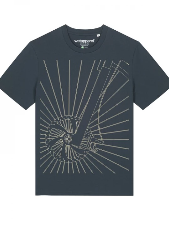 Foto van product Watapparel Shirt 'Fahrradspeichen' beige / antraciet