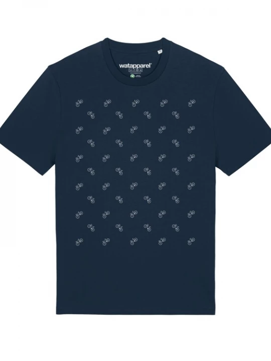Foto van product Watapparel Shirt 'Fahrräder' marine / wit