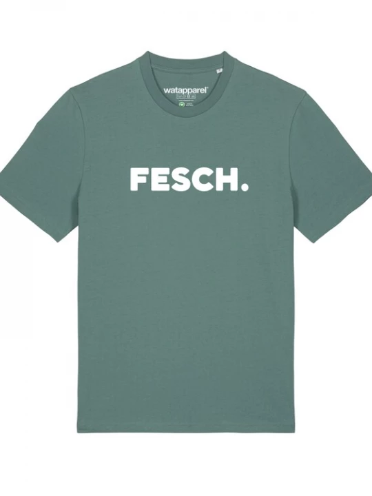 Foto van product Watapparel Shirt 'Fesch' basaltgrijs / wit