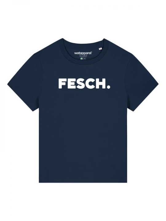 Foto van product Watapparel Shirt 'Fesch' navy / wit