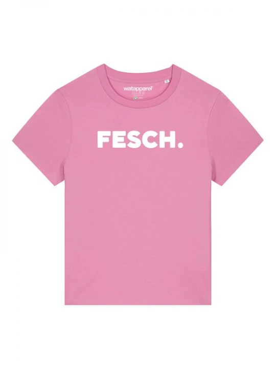 Foto van product Watapparel Shirt 'Fesch' rosa / wit