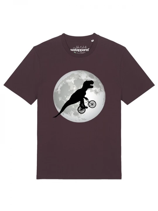 Foto van product Watapparel Shirt 'Flying TRex' donkerrood
