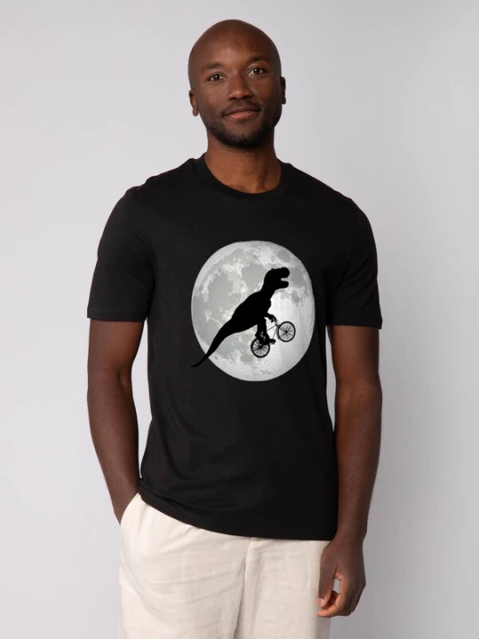 Foto van product Watapparel Shirt 'Flying TRex' zwart
