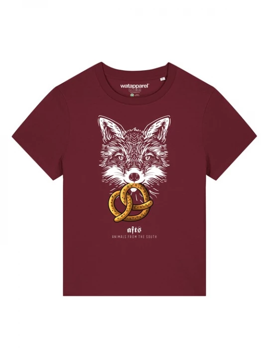 Foto van product Watapparel Shirt 'Fuchs' rood / bordeaux