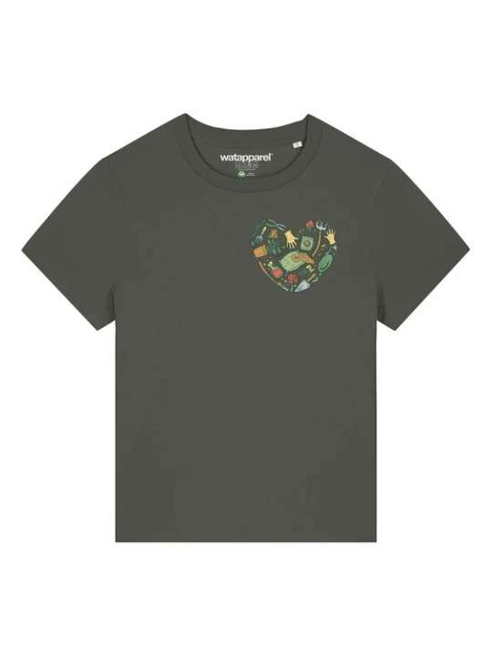 Foto van product Watapparel Shirt 'Gartenliebe' gemengde kleuren