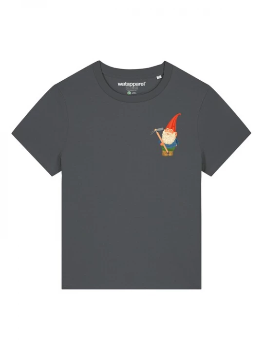 Foto van product Watapparel Shirt 'Gartenzwerg' antraciet / gemengde kleuren