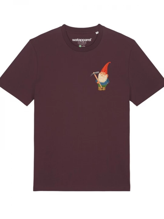 Foto van product Watapparel Shirt ' Gartenzwerg ' bruin / gemengde kleuren