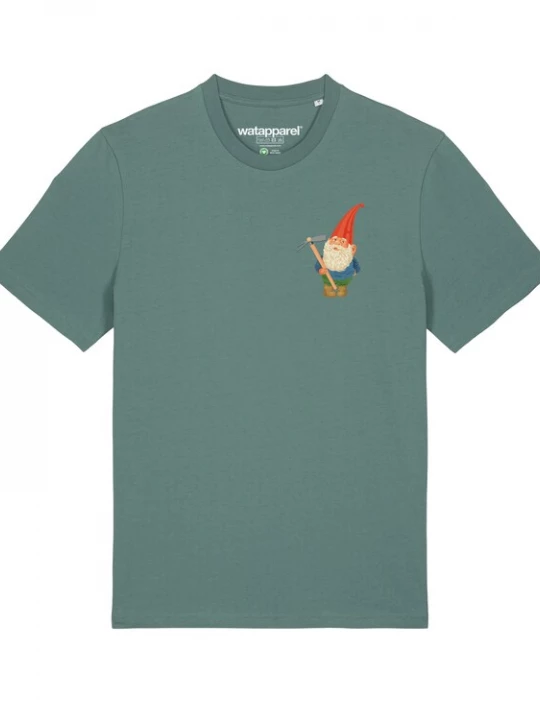 Foto van product Watapparel Shirt ' Gartenzwerg ' groen / gemengde kleuren