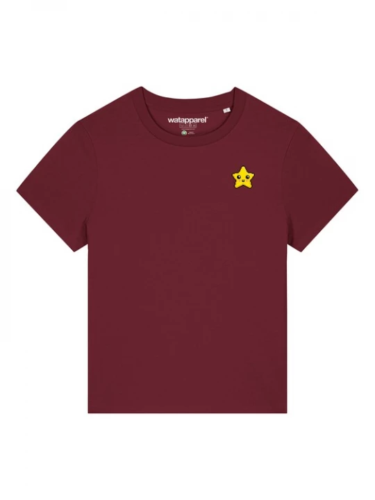Foto van product Watapparel Shirt geel / bourgogne