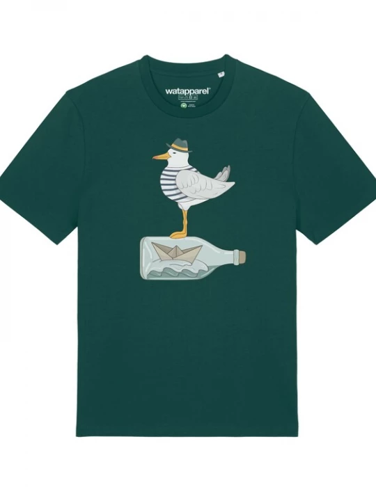 Foto van product Watapparel Shirt geel / grijs / mintgroen / donkergroen / wit