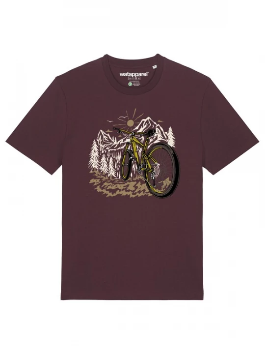 Foto van product Watapparel Shirt geel / wijnrood / zwart / wit