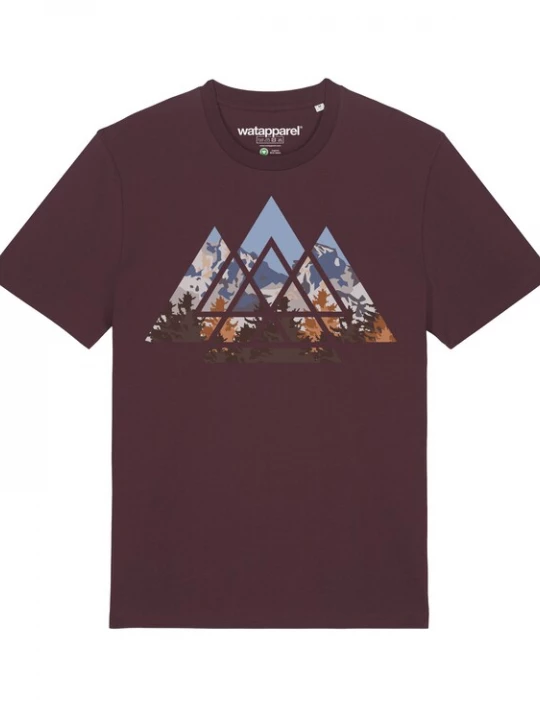 Foto van product Watapparel Shirt gemengde kleuren / donkerrood