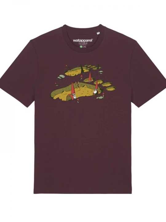 Foto van product Watapparel Shirt gemengde kleuren / donkerrood