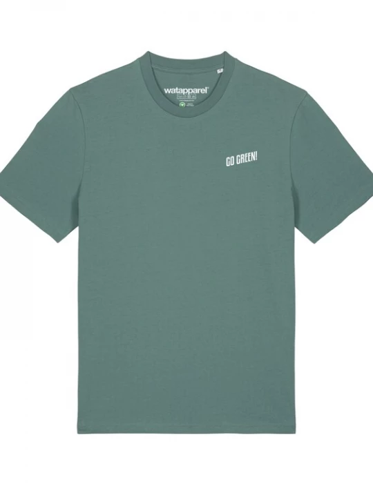Foto van product Watapparel Shirt ' Go Green ' groen / wit