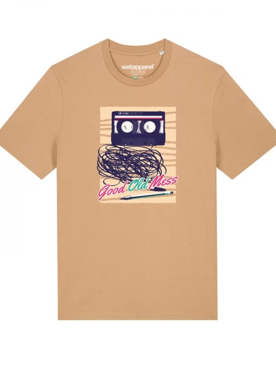 Foto van product Watapparel Shirt ' Good Old Mess ' beige / gemengde kleuren