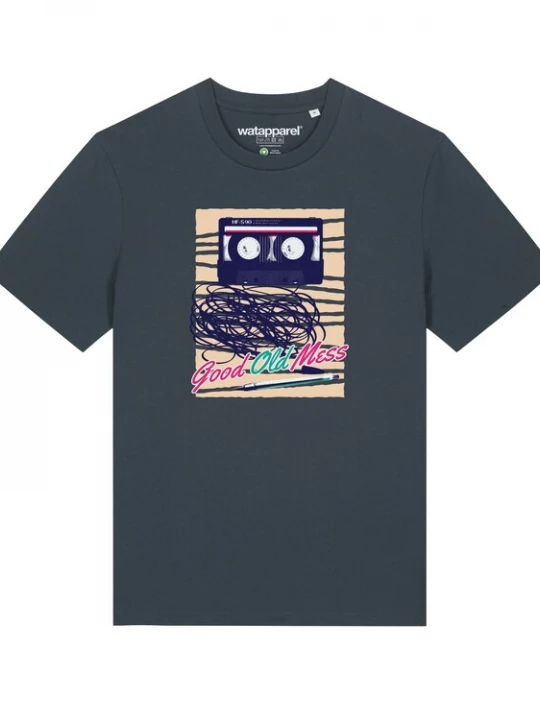 Foto van product Watapparel Shirt 'Good Old Mess' grijs / antraciet