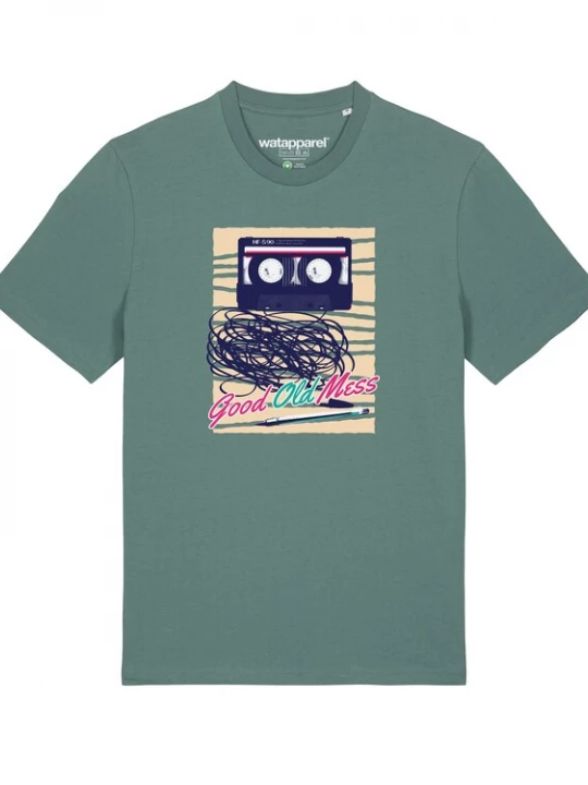 Foto van product Watapparel Shirt 'Good Old Mess' groen / gemengde kleuren