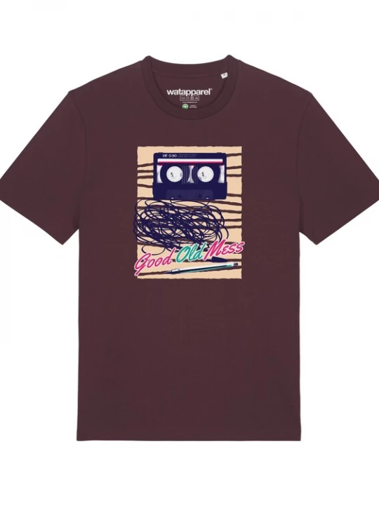 Foto van product Watapparel Shirt ' Good Old Mess ' roestbruin / gemengde kleuren