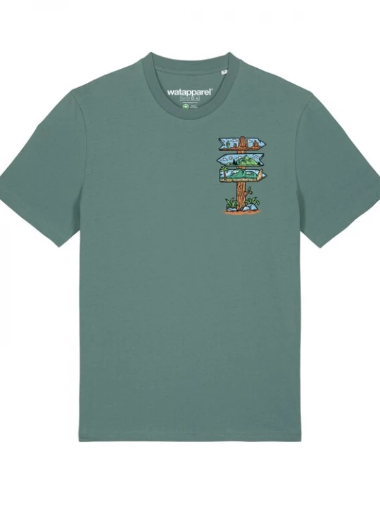 Foto van product Watapparel Shirt groen / gemengde kleuren