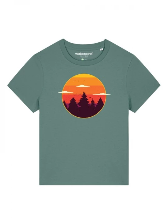 Foto van product Watapparel Shirt groen / gemengde kleuren