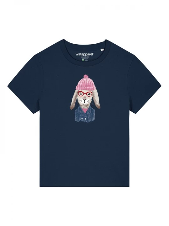 Foto van product Watapparel Shirt 'Hase' navy / gemengde kleuren