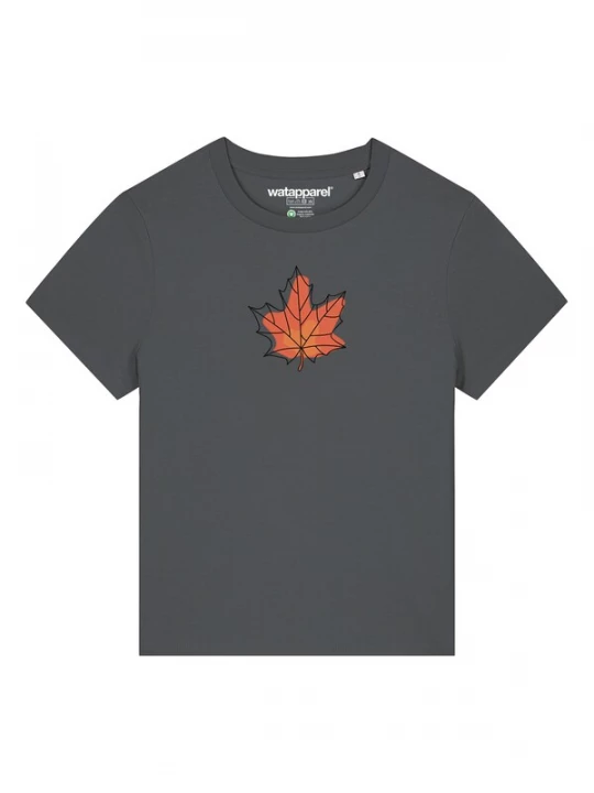 Foto van product Watapparel Shirt 'Herbst' antraciet / oranje / donkeroranje / zwart