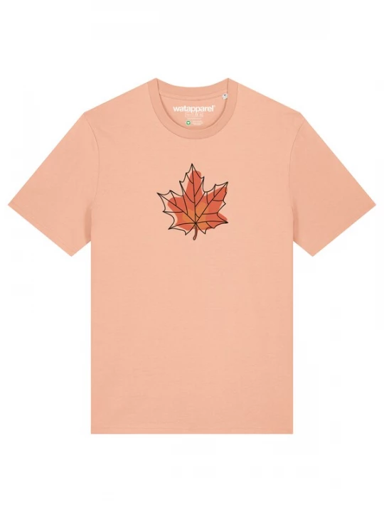 Foto van product Watapparel Shirt 'Herbst' oranje / abrikoos / zwart