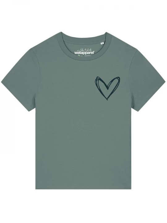 Foto van product Watapparel Shirt 'Herzi' groen