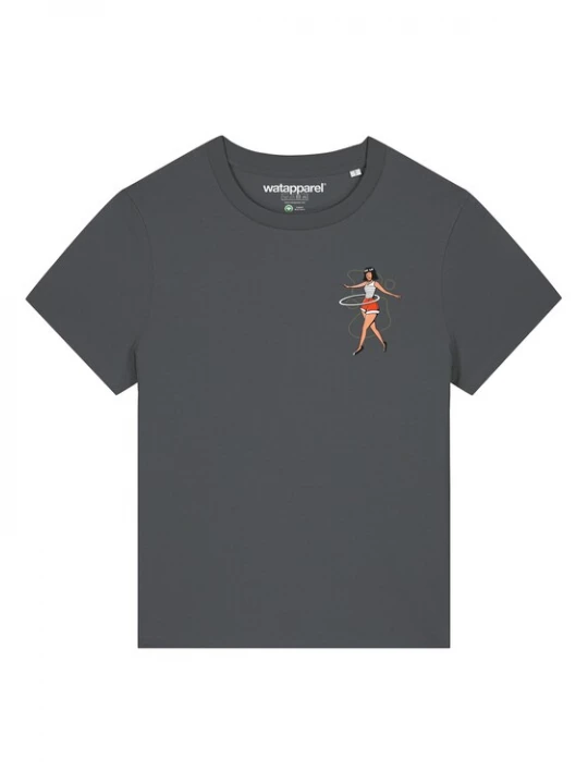 Foto van product Watapparel Shirt 'Hula Hoop' antraciet / gemengde kleuren