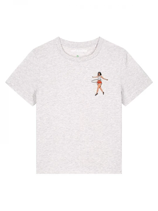 Foto van product Watapparel Shirt ' Hula Hoop ' gemengde kleuren / wit gemêleerd