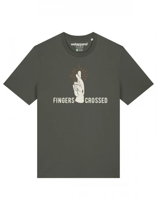 Foto van product Watapparel Shirt kaki / oranje / wit