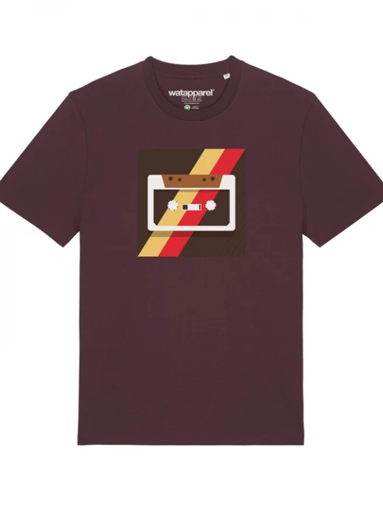 Foto van product Watapparel Shirt 'Kassette' gemengde kleuren / bordeaux